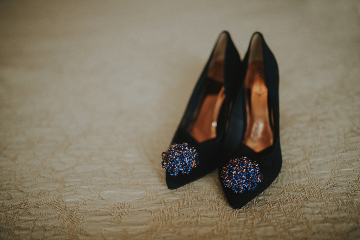 winter wedding Killearn Village Hall photographer