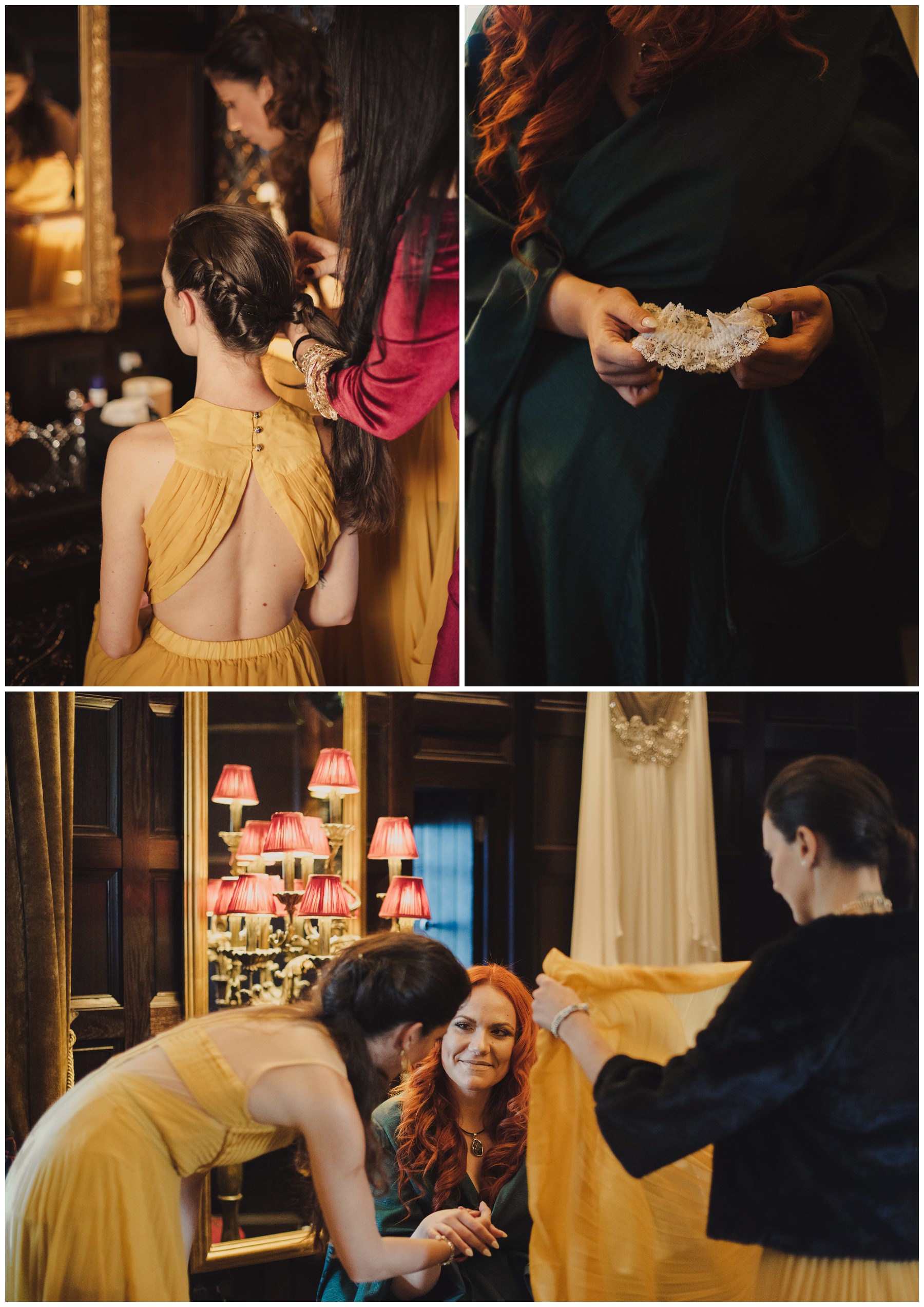 yellow bridesmaids dresses