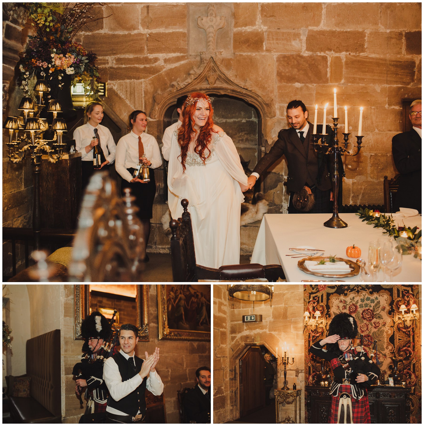 piper at a wedding