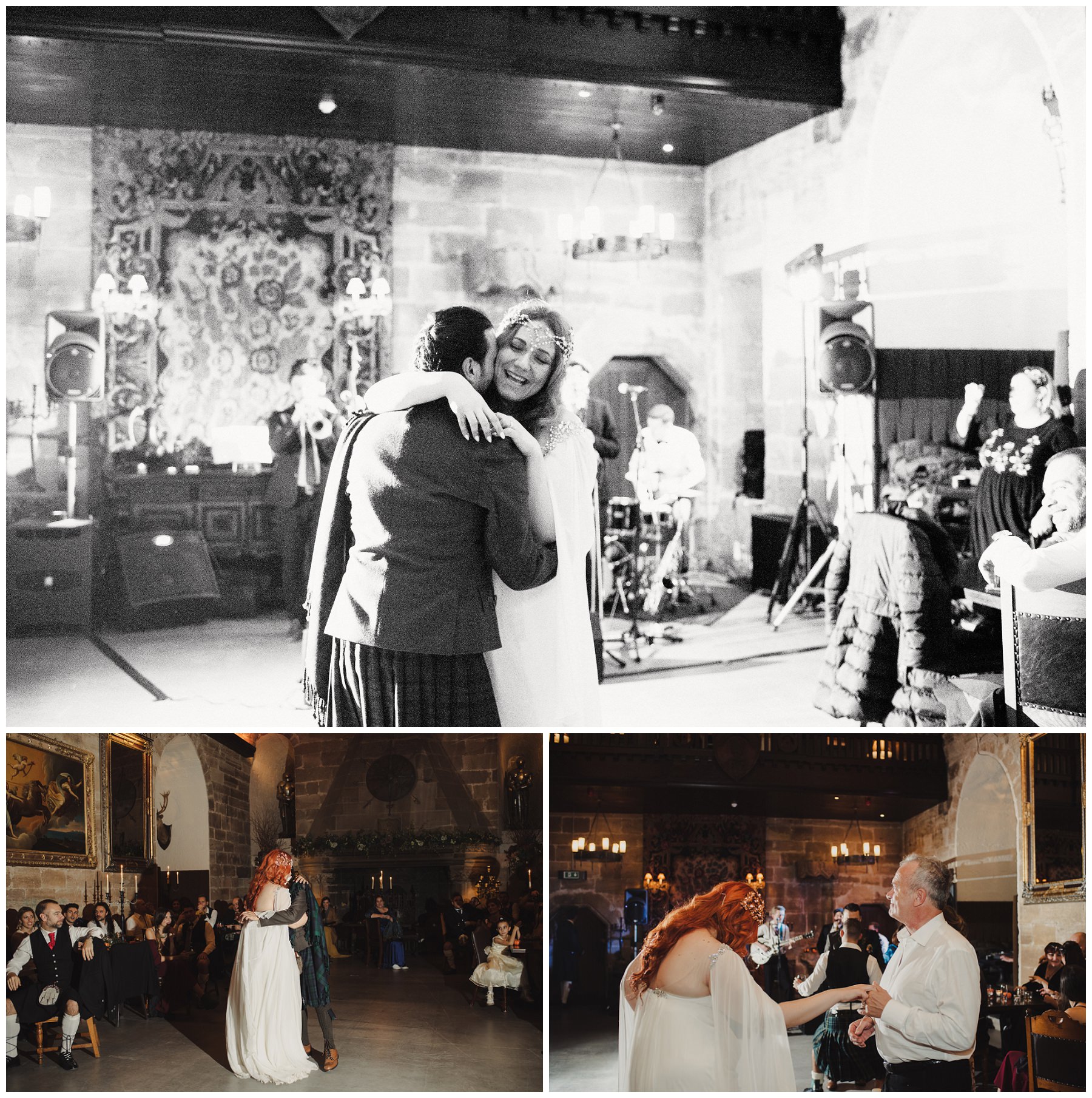 1st dance at borthwick castle