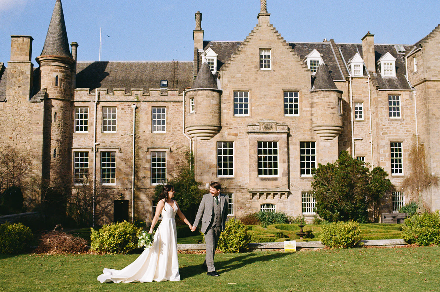 Carberry Tower one of best wedding venues in Scotland. 