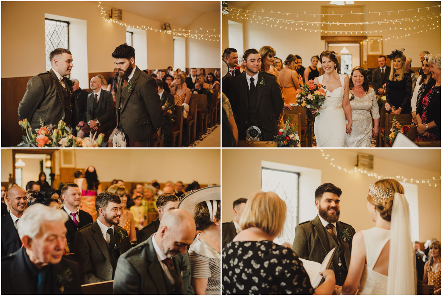 wedding ceremony at clova kirk