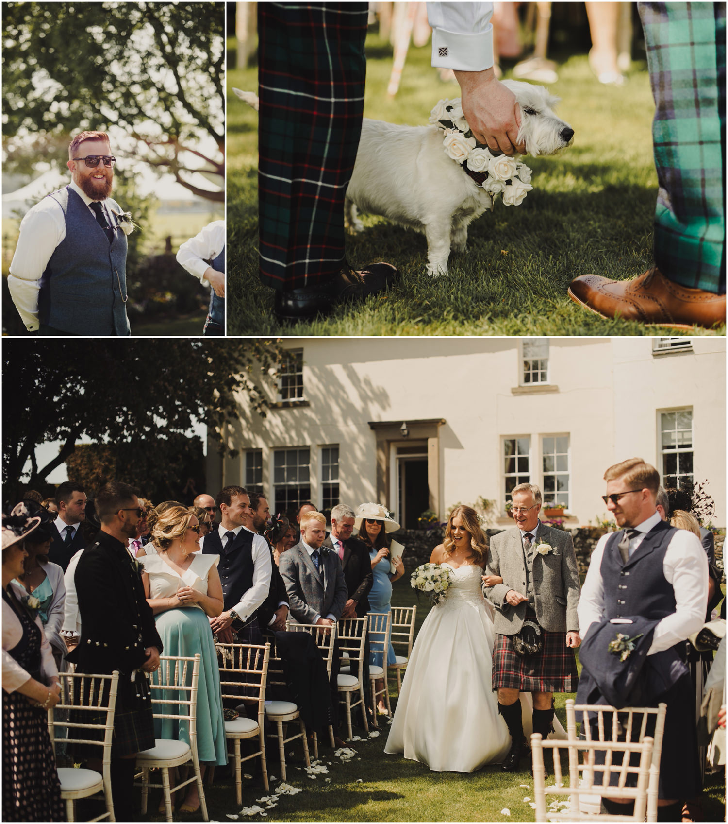 farm wedding scottish borders