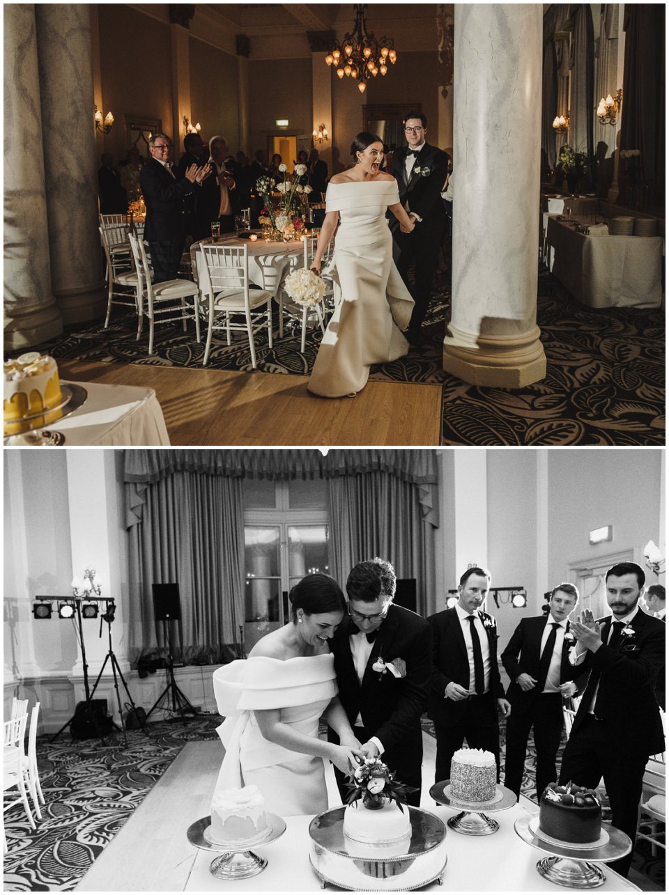 cutting of the cake