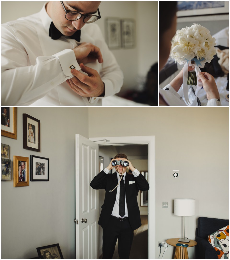 groom getting ready
