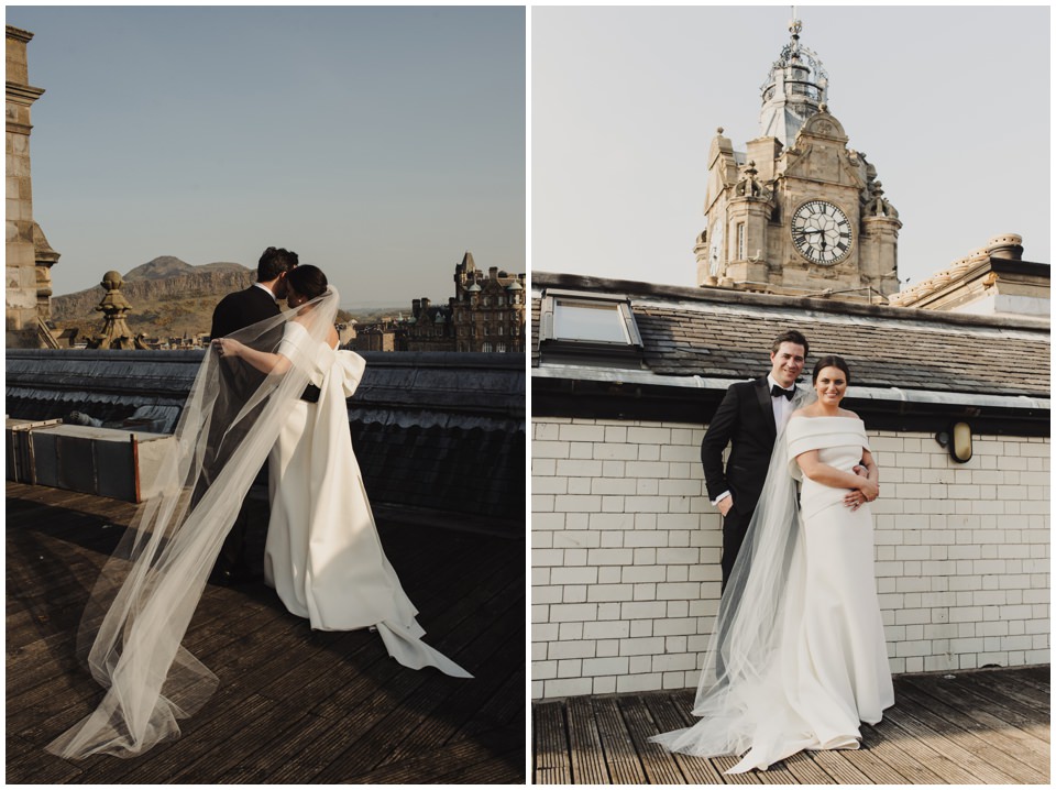 photos on the roof of balmoral hotel 