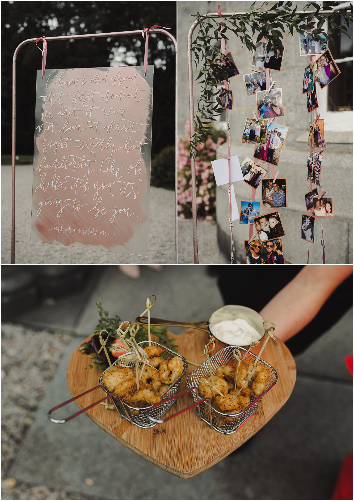 wedding canapes