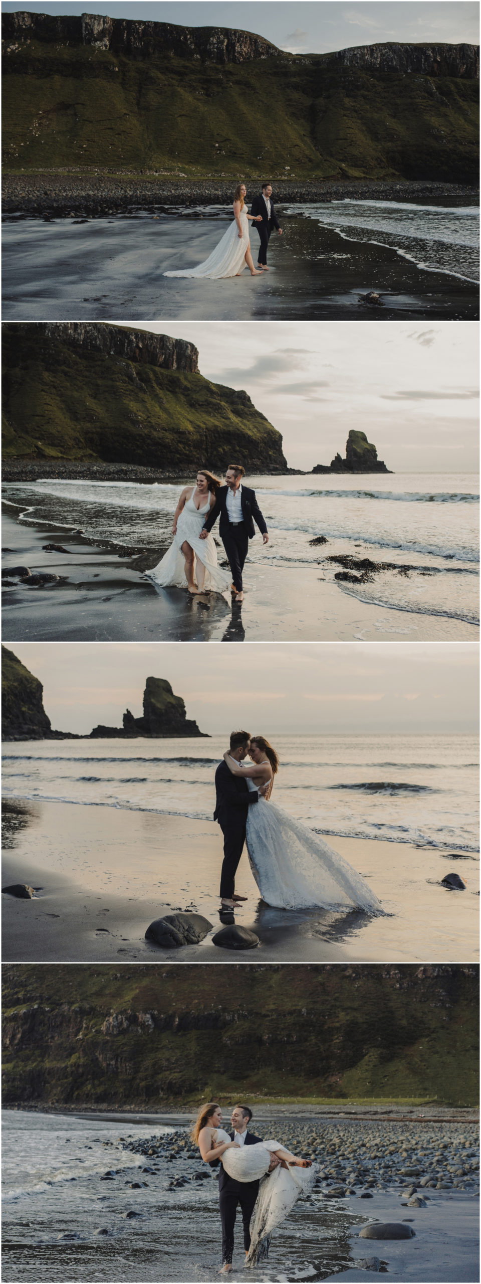 talisker beach elopement