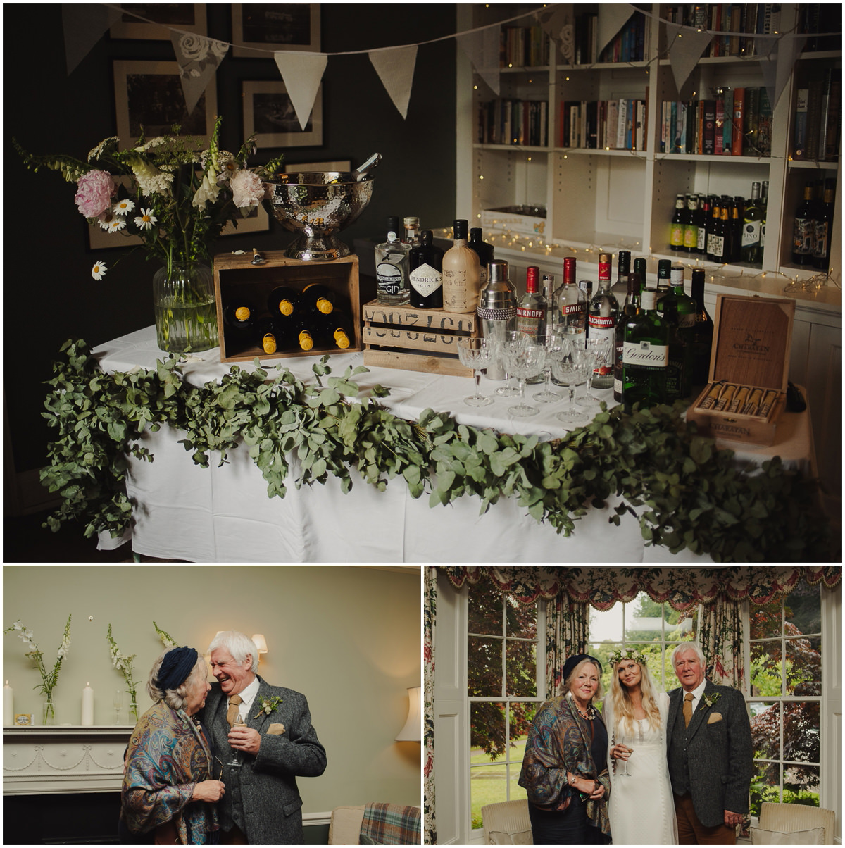 set up drinks reception