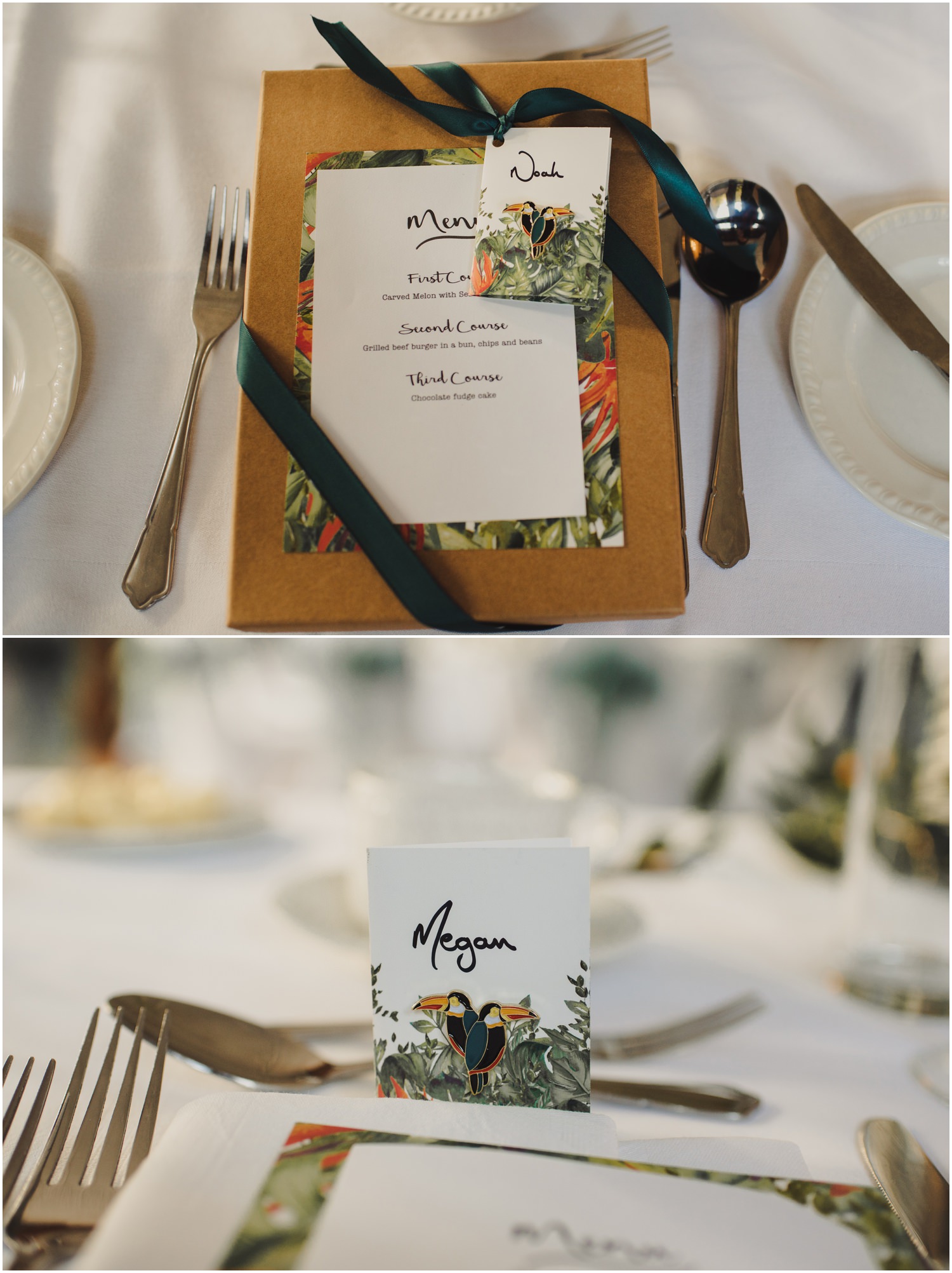 table decor neon magpie