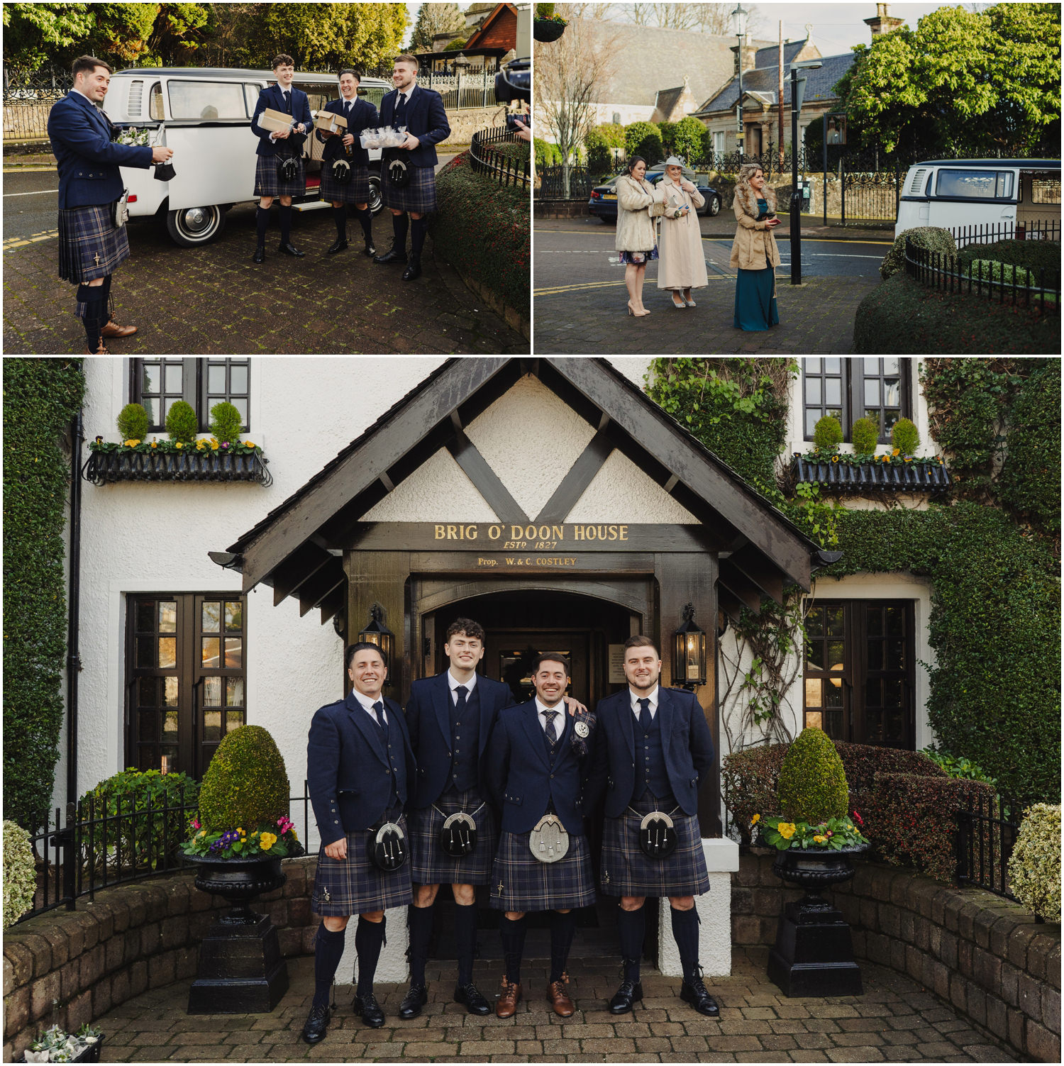groom and groomsmen portrait