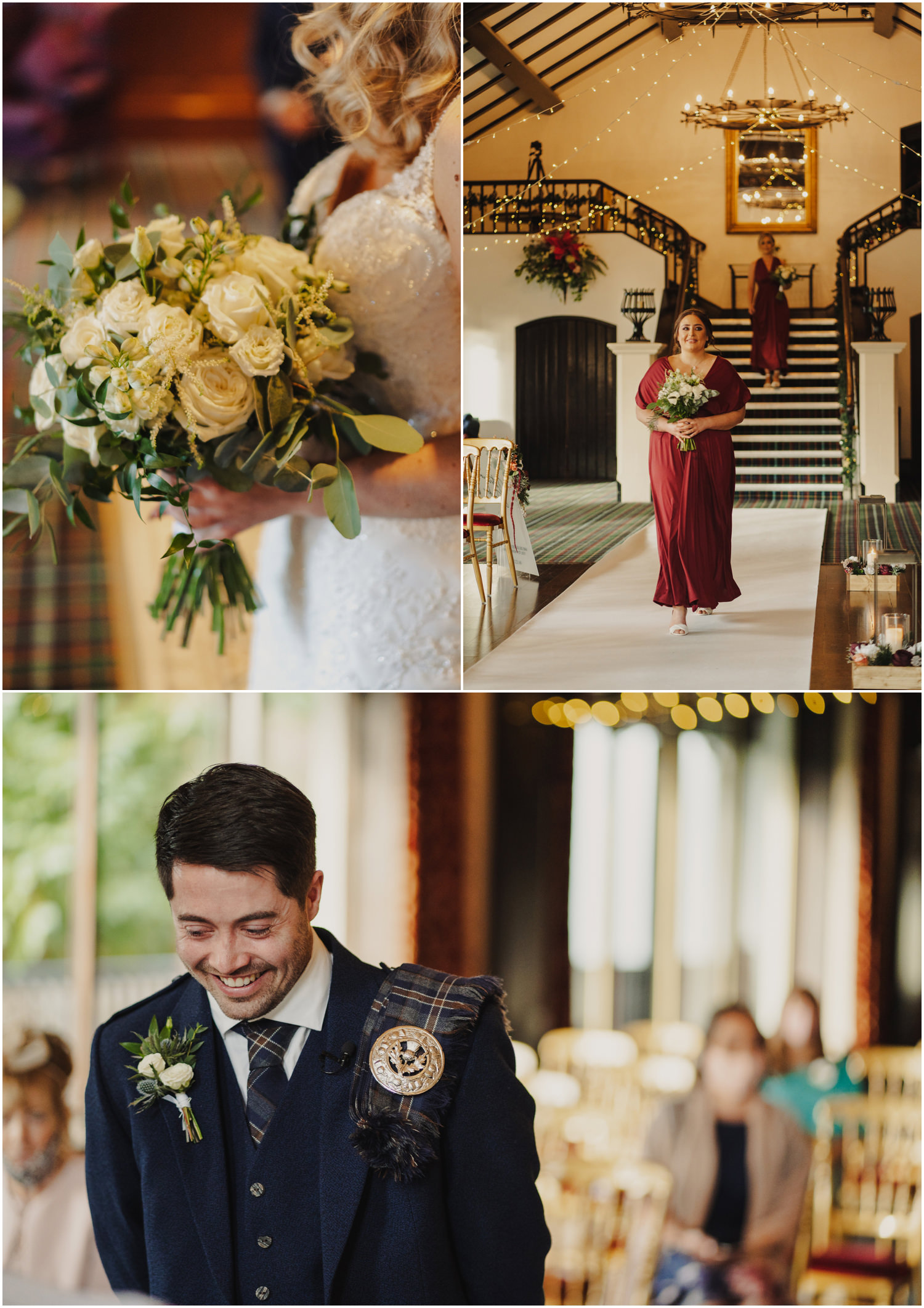 bridesmaids arrival