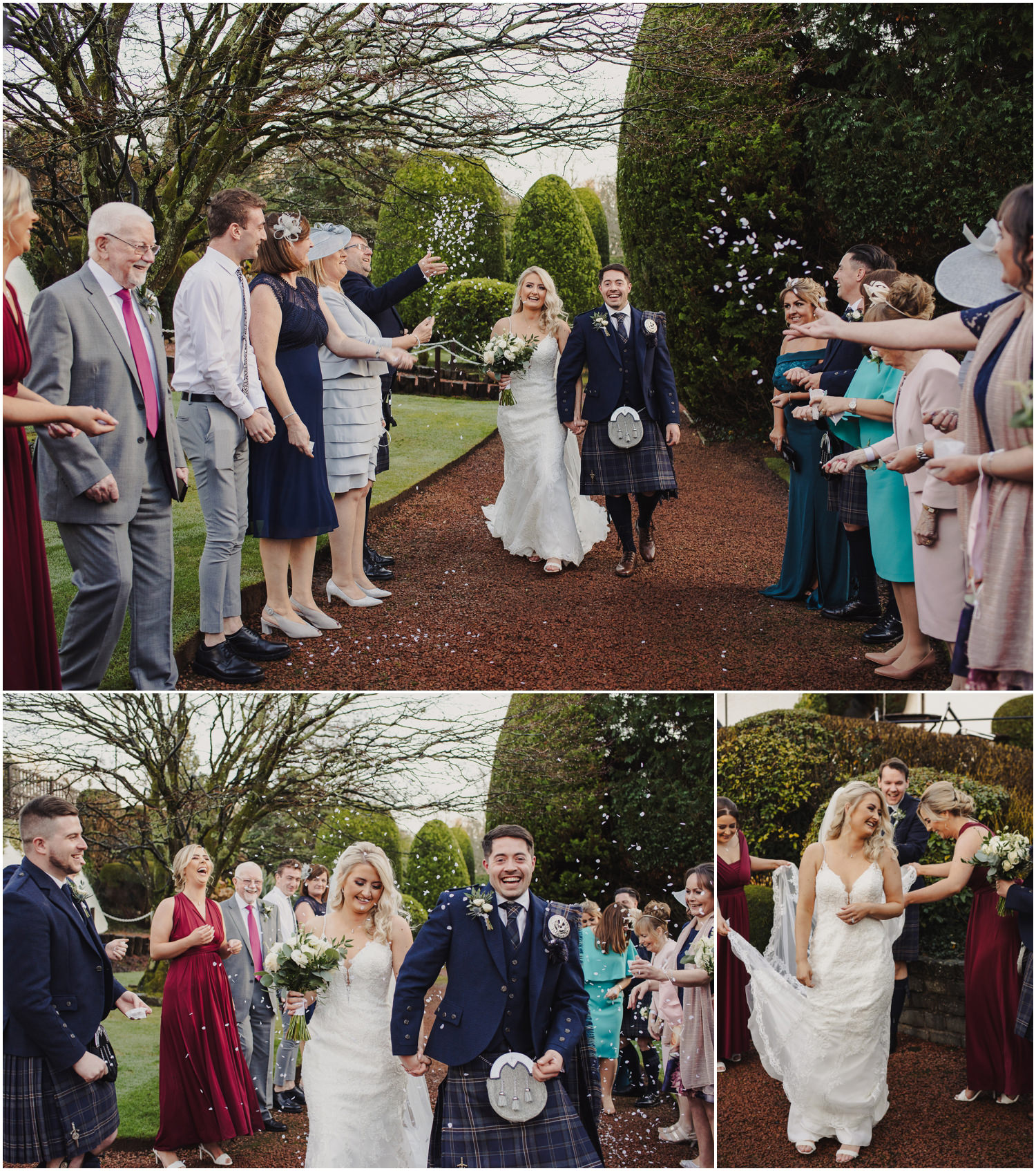 confetti shot at brig o'doon