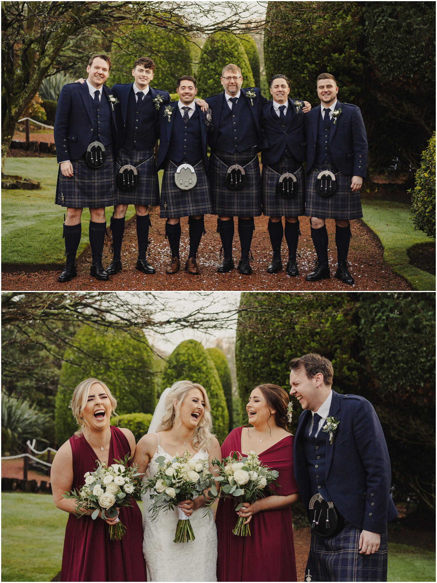 bridal party photos 