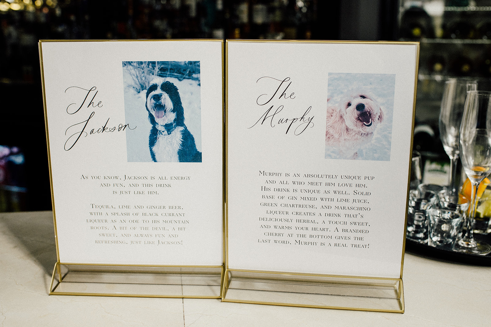 dog theme at weddings