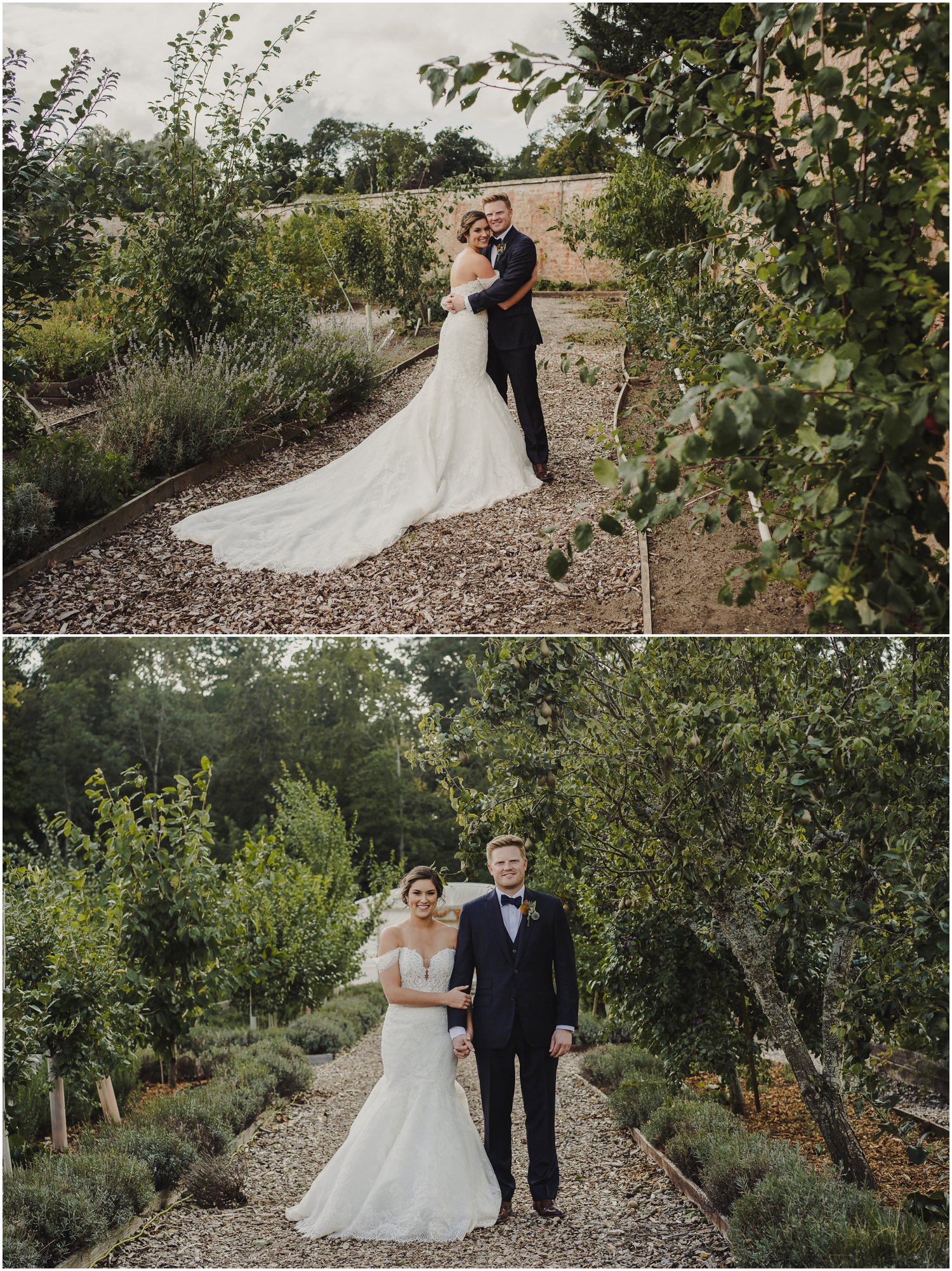 bride and groom at rustic wedding venue in scotland