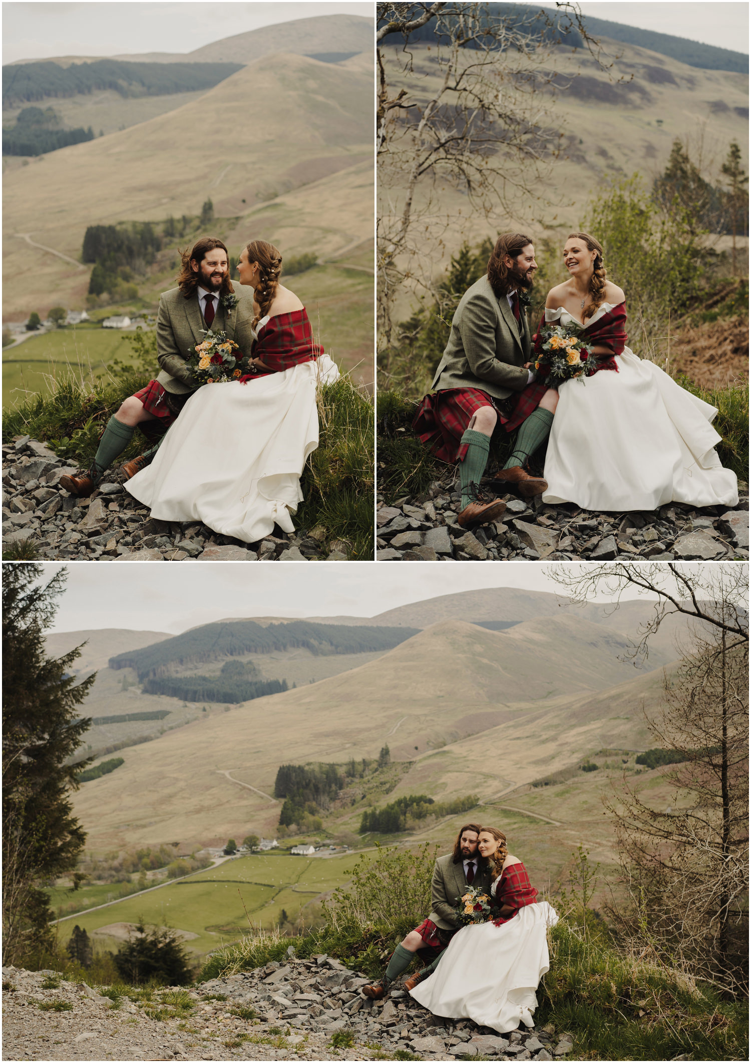 american couple eloping to scotland