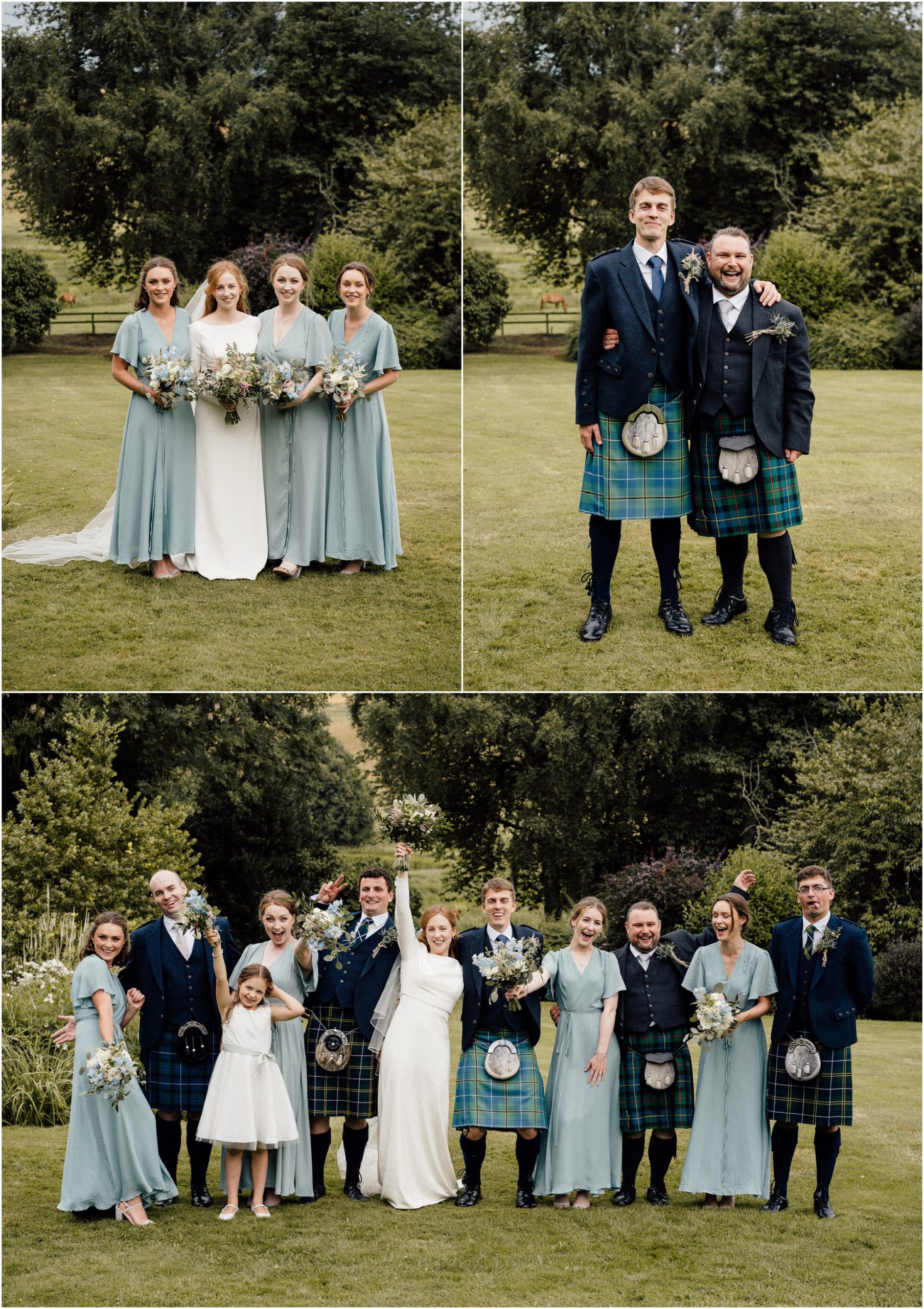 bridesmaids portrait