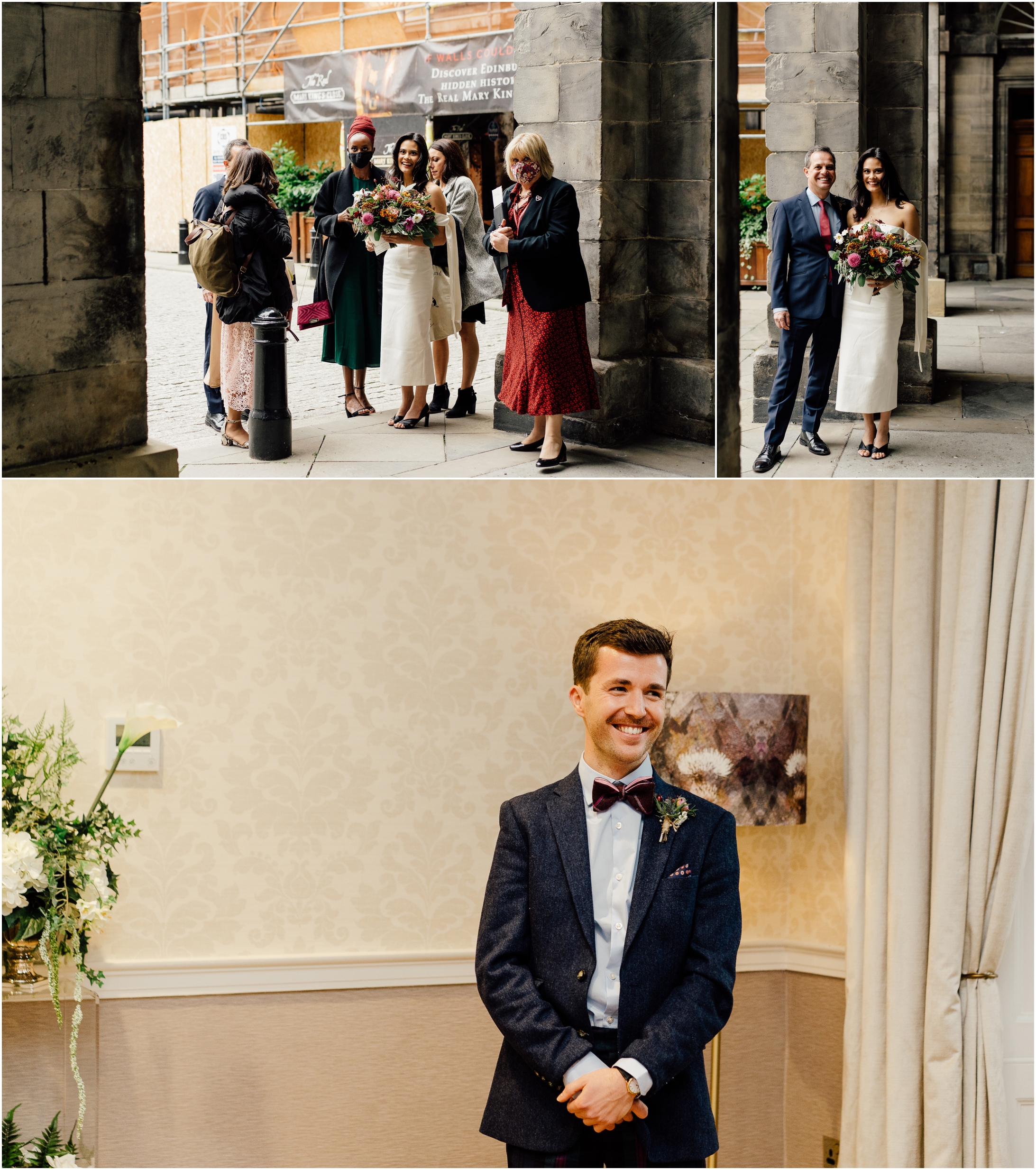 small ceremony at lothian chambers