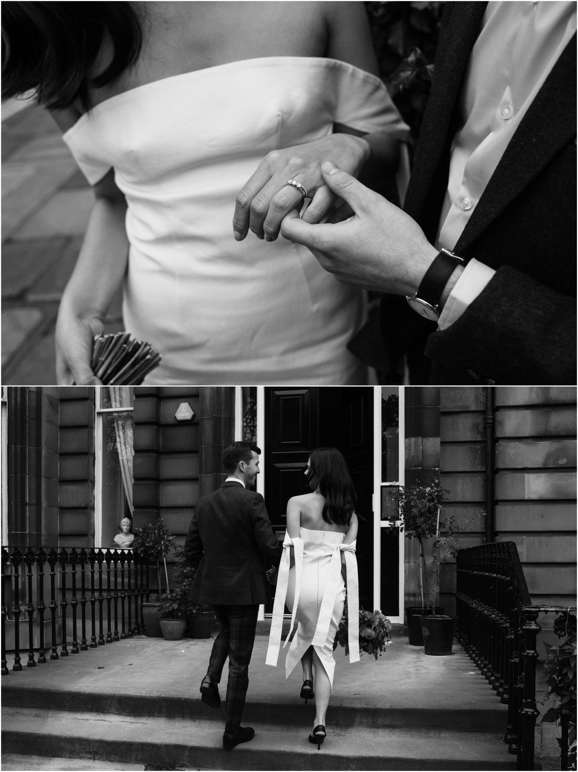 bride and groom timeless wedding photos