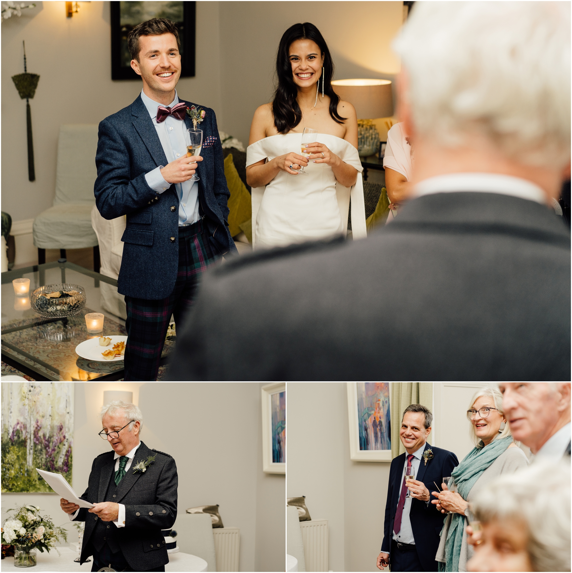 listening to father's speech