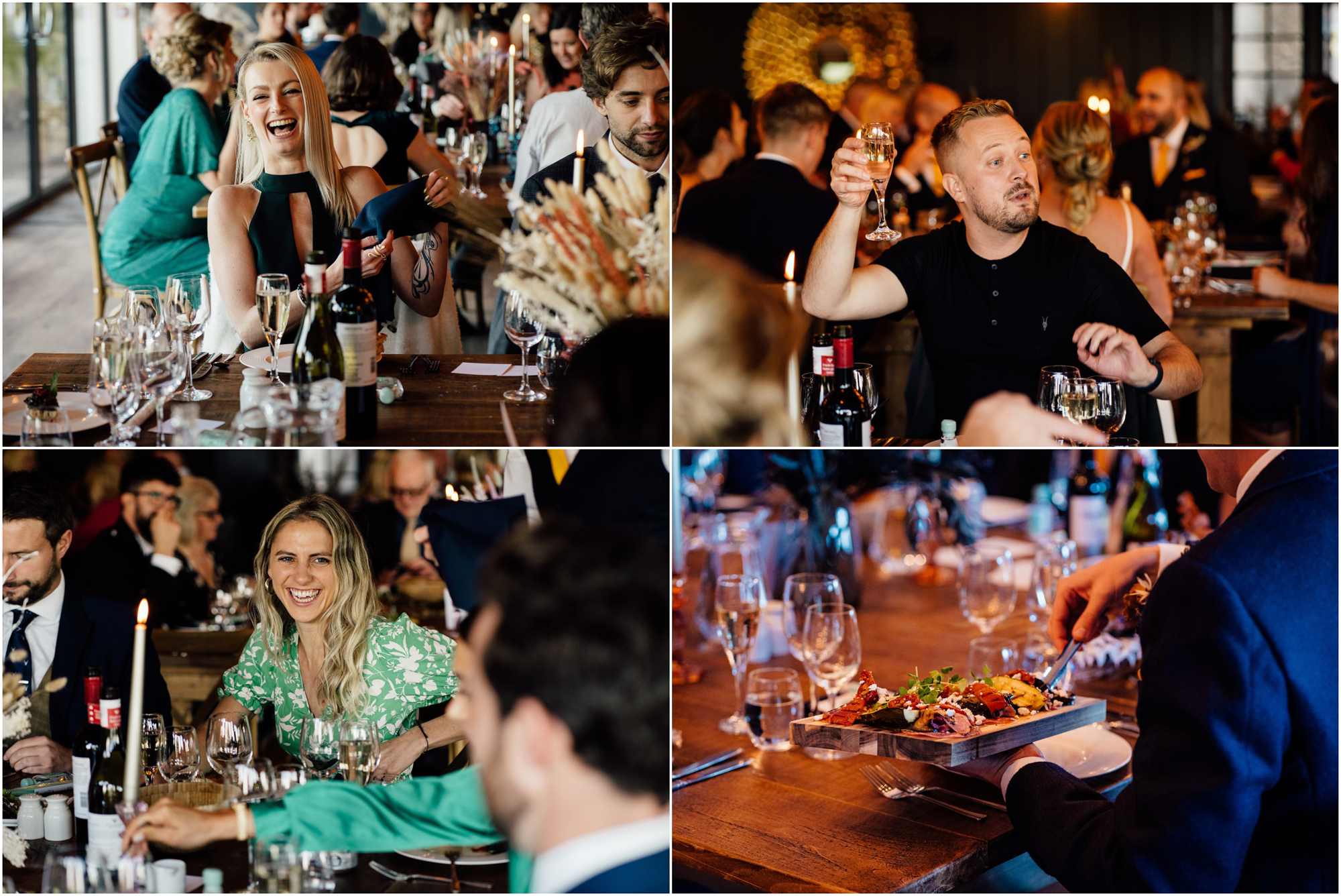 wedding reception at Dunglass