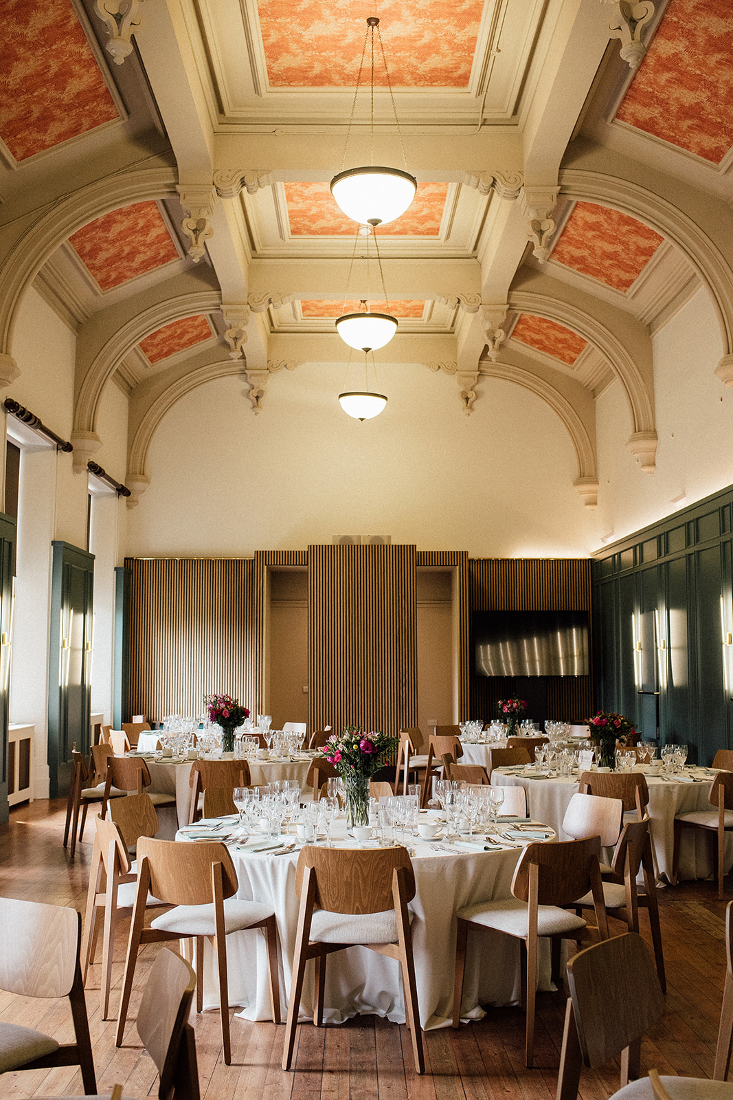 Newly refurbished Caledonian Hall at the Royal Botanic Garden in Edinburgh.