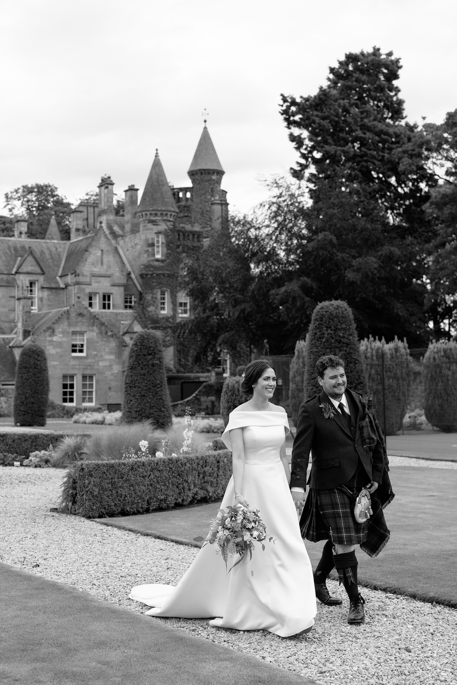 Carlowrie Castle near edinburgh photographed by Scottish photographer.