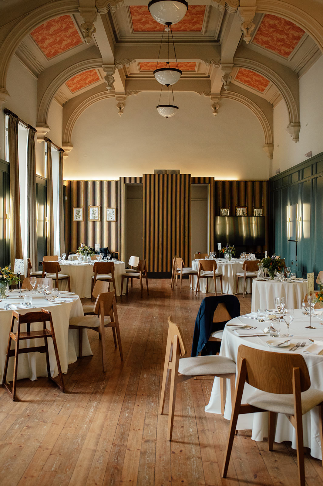 Newly refurbished Caledonian Hall at the Royal botanic Gardens in Edinburgh.