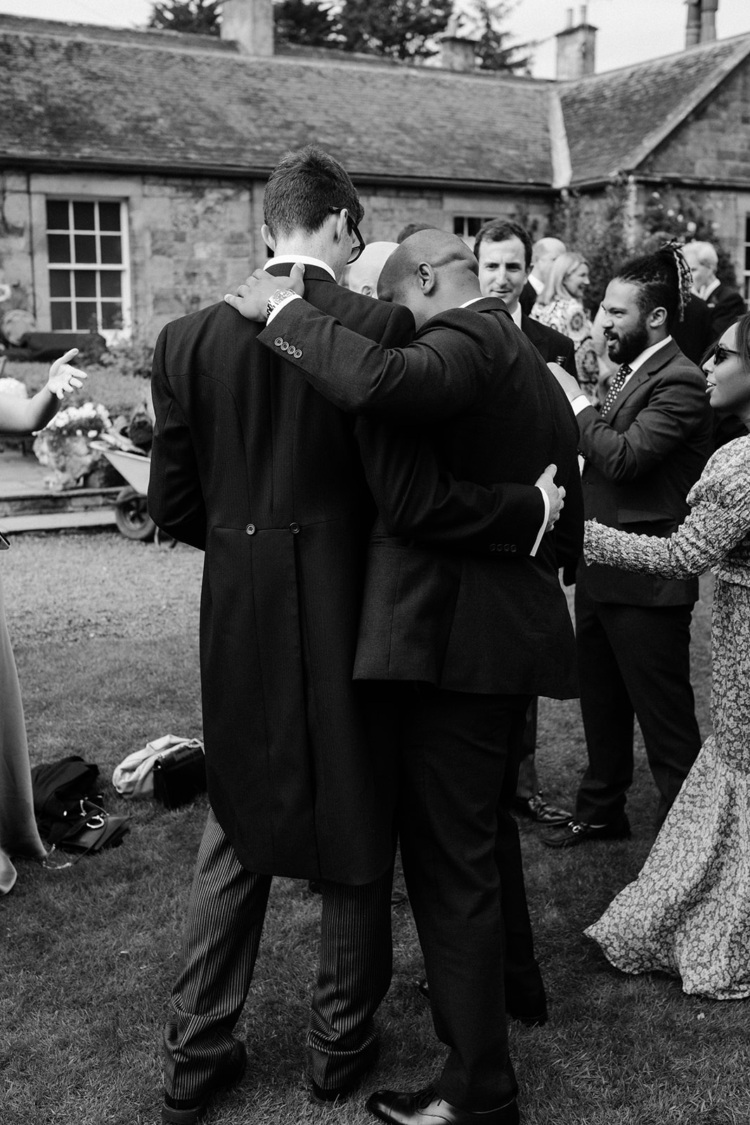 Drinks reception at the Gilmerton House photographed by Scotland photographer.