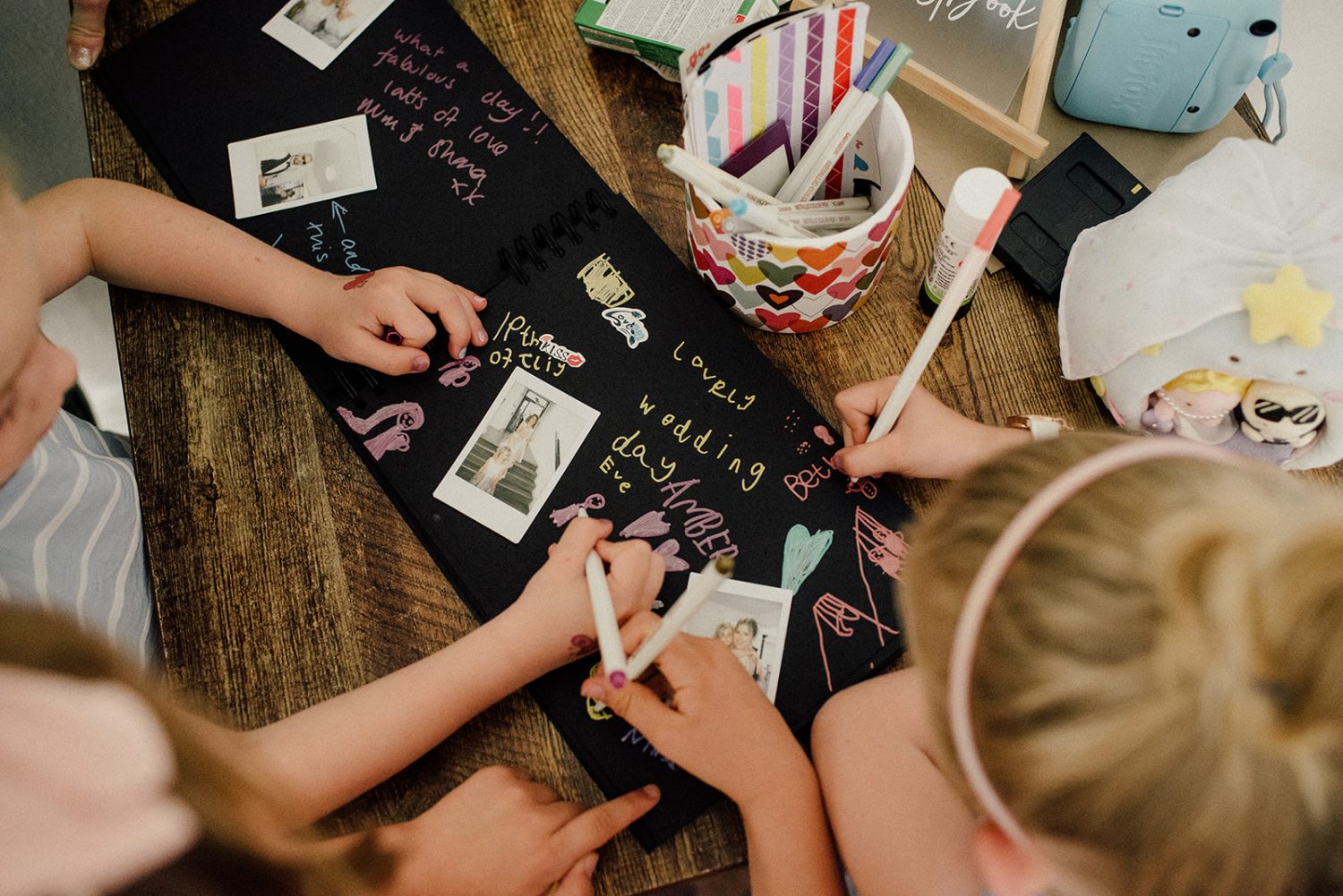 Wedding book photographed by wedding photographer Scotland.