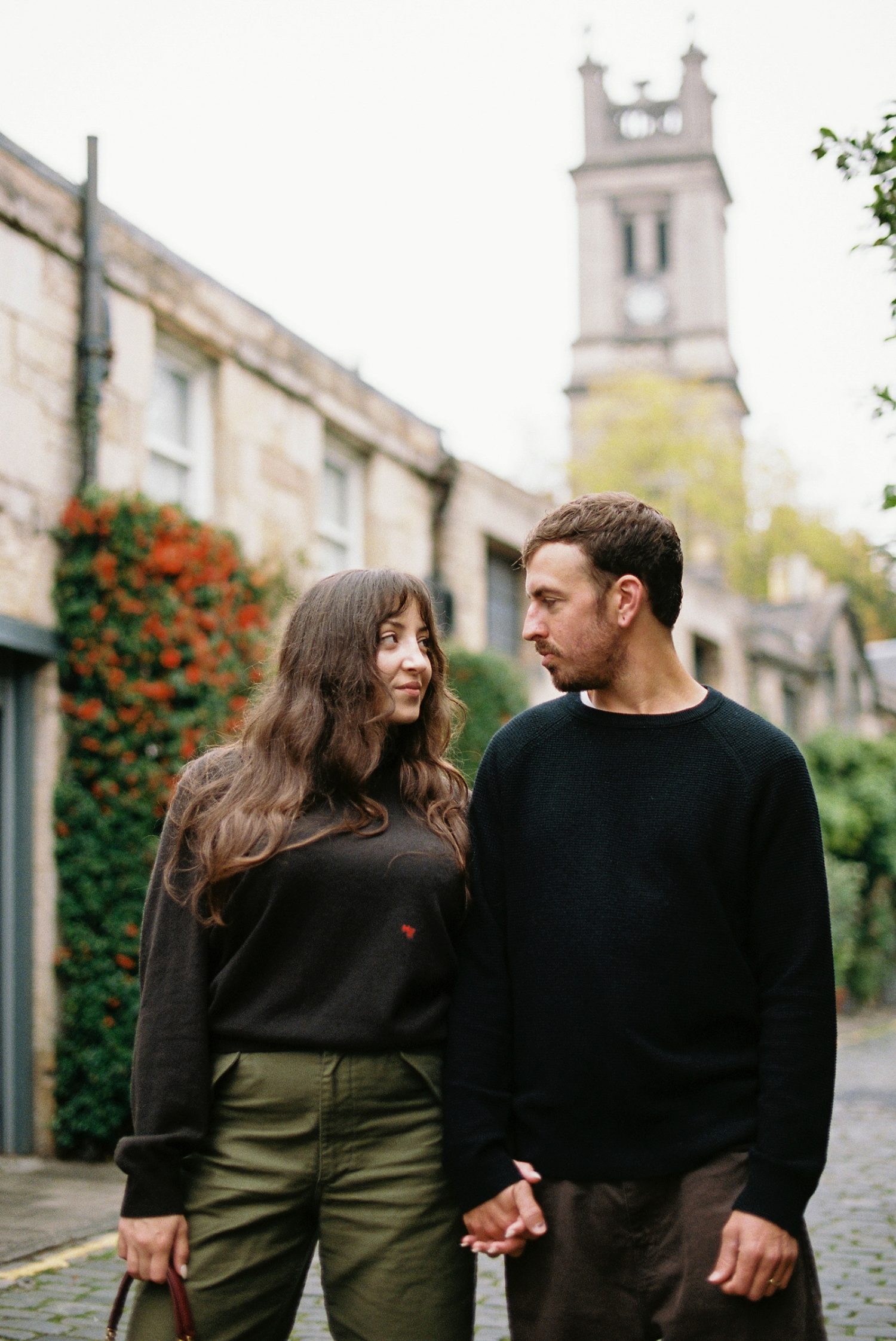 Honeymoon photoshoot in Edinburgh captured entirely on analogue camera.