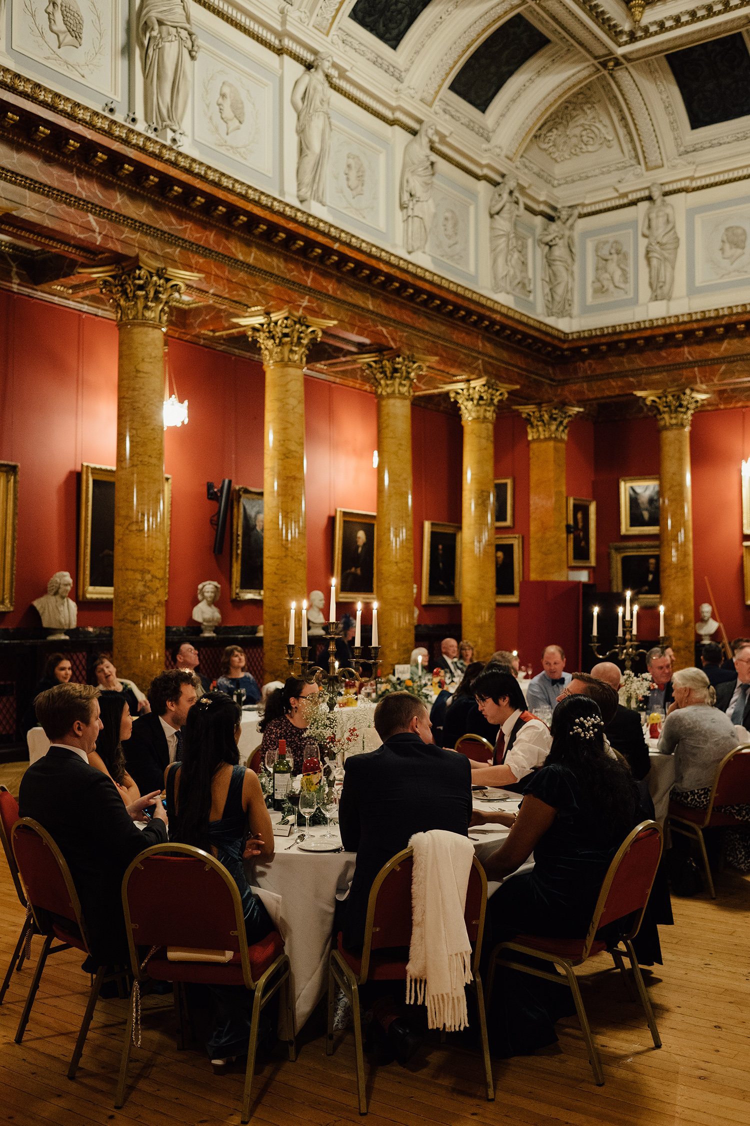 Royal College of Physicians hosting a wedding in the great hall.