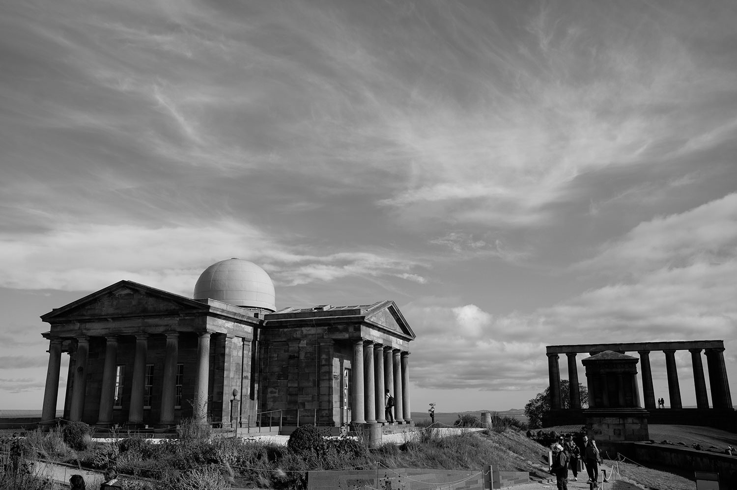 The Observatory building and a wedding venue in Edinburgh.