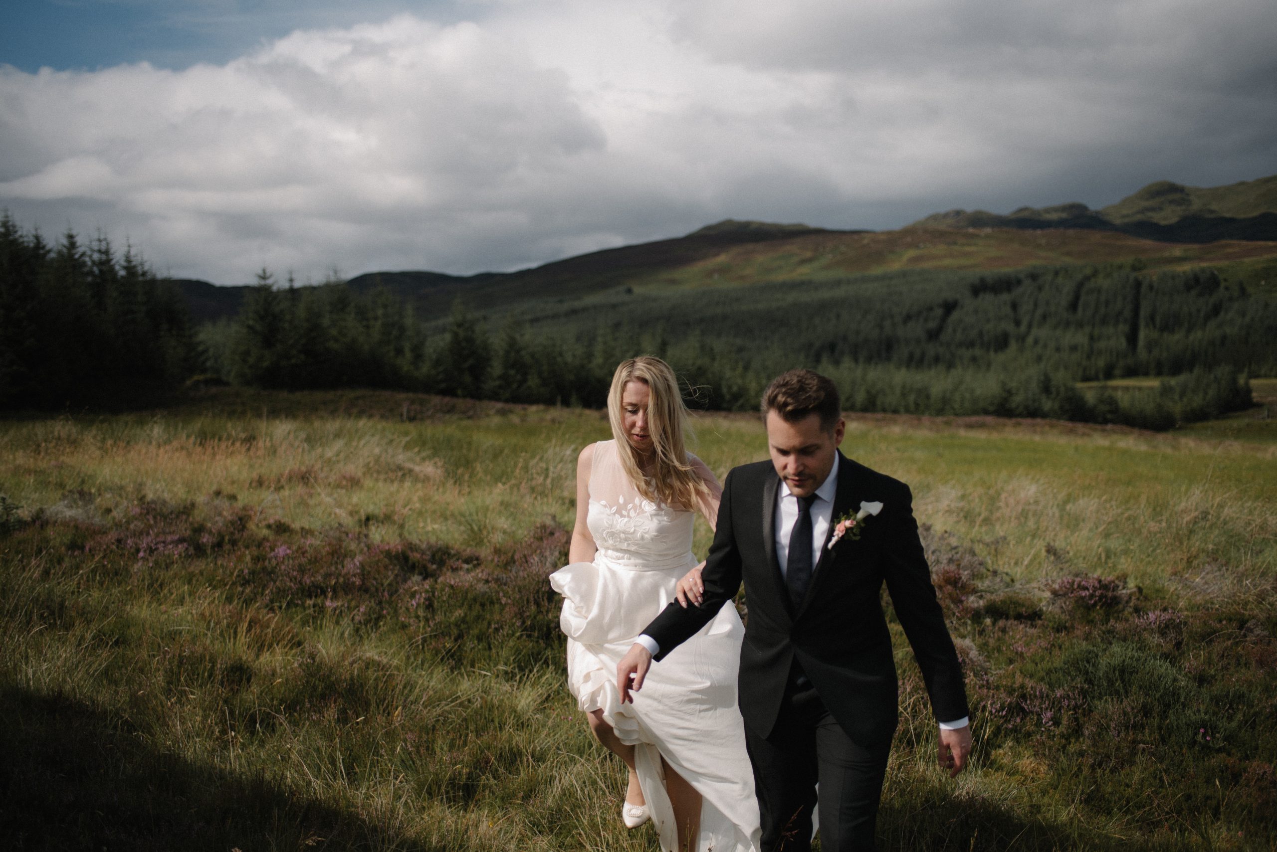 One of the best places to elope in Scotland by elopement photographer.