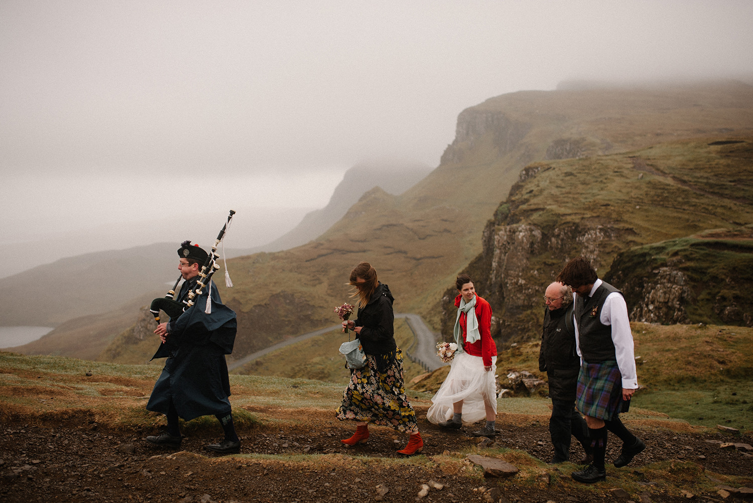 Elopement photography in Scotland on 35mm film.